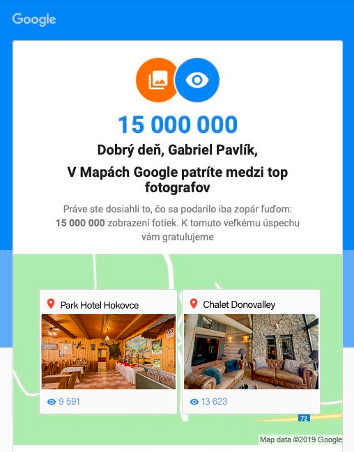 Google mapy profil